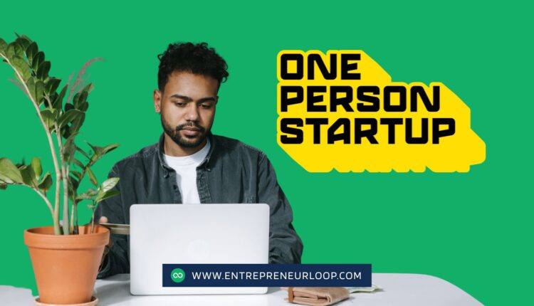 one person startup