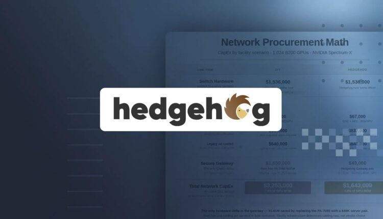 Hedgehog AI networking startup